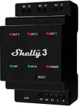 SHELLY Pro 3 electrical relay Black