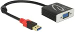 DELOCK USB 3.0 Type-A male > VGA female - externer Videoadapter - Schwarz