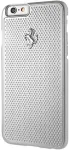Ferrari Ferrari Hardcase FEPEHCP6SI iPhone 6/6S perforated aluminium srebrny/silver