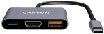 Canyon DS-4 USB Type-C 10000 Mbit/s Grey