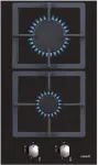Pliidiplaat Cata | Hob | SCI 3002 BK | Gas on glass | Number of burners/cooking zones 2 | Rotary knobs | Black