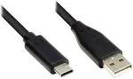 Alcasa Good Connections USB2.0 Kabel A-C schw. 2m