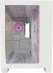 Korpus LC-POWER Geh Midi Gaming 807W-ON Stormwatch_X,Wei&szlig;,4 L&uuml;fter