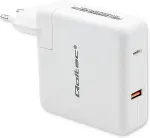 QOLTEC Power charger GaN FAST 108W, USB C, white