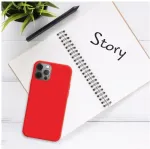 Fixed Story cover for Apple iPhone 17e/16e, red