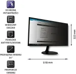 QOLTEC privacy-filter for skarm - 24