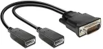 DeLOCK DMS-59 > 2x DisplayPort Adapter 0,25m