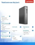 Lenovo Computer ThinkCentre Neo 50q Tiny G6 13HR0036PB W11Pro Ultra 7 256V/16GB/512GB/INT/3YRS OS