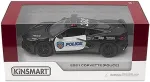 KINSMART metallist mudelauto 2021 Corvette (Police), skaala 1:36