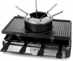 Emerio Raclettegrill,8 Pfannen antihaft Thermostat