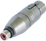 Neutrik NA2FPMF - Audio-Adapter - XLR3 (W) bis RCA (W) (NA2FPMF)