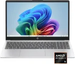 Hp OmniBook 3 AI 15.6" FHD s&uuml;learvuti R-AI5-340/16GB/512B SSD/Radeon840M/US-ENG/Windows 11 Home/2-aastane garantii/Glacier Silver