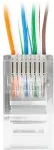 LANBERG RJ45 CAT.5E UTP PLUG 8P8C Pass through type (100 pcs), Transparent | Lanberg