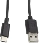 LANBERG USB-C(M)->USB-A(M)2.0 Kabel 1,0m schwarz