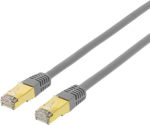 DELTACO S/FTP Cat7 patchkabel 25m LSZH (halogeen), gr&aring;