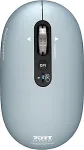 Hiir PORT CONNECT Mouse | PURE MAC | Wireless | Bluetooth | Pastel Blue