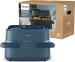 Frit&uuml;&uuml;r PHILIPS 1000 series NA156/60 fryer Double 7.1 L Stand-alone 2450 W Hot air fryer