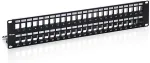 EQUIP 19" Patchpanel 48xKeystones FTP 2U LSA/110 RAL9005