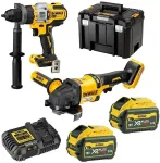 Dewalt . 18V DCK2016T2T COMBO KIT (DCD999 + DCG418) 2x6.0Ah