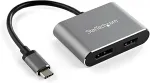 Startech USB C TO HDMI OR DP ADAPTER HDMI OR DISPLAYPORT HDR 4K 60