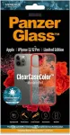 PANZERGLASS Kaitse&uuml;mbris ClearCase, Apple iPhone 12 / 12 Pro, punane / l&auml;bipaistev,