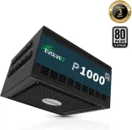 Toiteplokk EVOLVEO P1000, 1000W/ ATX 3.1/ 80+ PLATINUM/