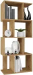 TOP E SHOP Bookcase FIESTA 4P 59.5x30x140 cm, artisan oak