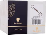 Lamborghini Ginevra Crystal Keychain Set Clear 10pc - Key Ring uniseks