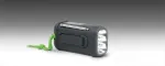 Raadio Muse | Portable Solar Radio with Crank and Flashlight | MH-08 MB | AUX in | Bluetooth | FM radio
