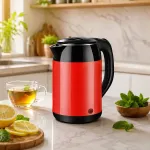 BROCK WK 5522 RD Kettle With 360 Degree Base 1,8L 1500W Black/Red