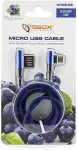 SBOX USB->Micro USB 90 M/M 1.5m USB-MICRO-90BL blueberry blue