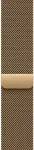 APPLE Watch Acc/46/Radiant Gold Milanese Loop - S/M