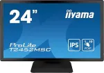 Monitor IIYAMA ProLite T2452MSC-B1 computer 60.5 cm (23.8") 1920 x 1080 pixels Full HD LCD Touchscreen Multi-user Black