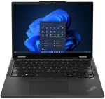 S&uuml;learvuti Lenovo ThinkPad X13 2-in-1 Gen 5 Intel Core Ultra 5 125U Hybrid (2-in-1) 33.8 cm (13.3") Touchscreen WUXGA 16 GB LPDDR5x-SDRAM 512 GB SSD Wi-Fi 6E (802.11ax) Windows 11 Pro German Black