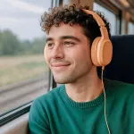 HAMA Over ear headphones fun C orange