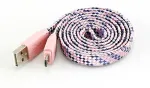SBOX USB->Micro USB 2.0 M/M 1m colorfull blister rose USB-103CF-P