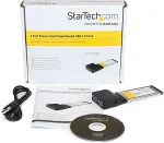 StarTech .com 2 Port USB3.0 ExpressCard mit UASP Unterst&uuml;tzung - USB-Adapter - ExpressCard - USB3.0 x 2 - f&uuml;r P/N: USB3S2SAT3CB (ECUSB3S22)