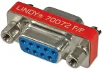 Lindy Mini Gender Changer - Invertieradapter - DB-9 (W) - DB-9 (W) (70072)