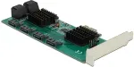 V&otilde;rgukaart DELOCK 8 Port SATA PCI Express x1 Karte - Low Profile Formfaktor