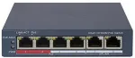 HIKVISION DS-3E1106P-EI Netzwerk-Switch Managed Fast Ethernet (10/100) Power over Ethernet (PoE) Grau (DS-3E1106P-EI)