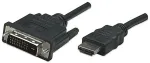 Manhattan HDMI auf DVI-Kabel, HDMI-Stecker auf DVI-D, 1m