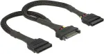 DeLOCK - Stromkabel - 15 PIN SATA Power (M) bis 15 PIN SATA Power (W)