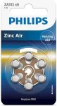 PHILIPS Patarei ZA312 1.4 V 6 tk Zinc Air (PR41)