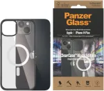 PANZERGLASS Kaitse&uuml;mbris MagSafe ClearCase, Apple iPhone 14 Plus, l&auml;bipaistev musta &auml;&auml;rega,