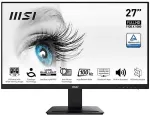 Monitor Msi Pro MP273A 27 Inch , Full HD (1920 x 1080), 100Hz, IPS, 4ms, HDMI, DisplayPort, VGA, Built-in Speakers, Anti-Glare, Anti-Flicker, Less Blue light, T&Uuml;V Certified, VESA, Kensington, Black