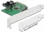 V&otilde;rgukaart DELOCK PCIe card> 1x internal USB 3.2 Gen 2 Key A 20 pin, interface card