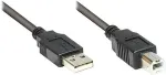 Good Connections DIGITUS USB 2.0 Anschlusskabel Typ A -B St/St 3.0m sw