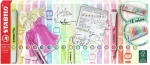 STABILO tekstimarker, swing cool, 8 neooni + 10 pastelset
