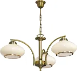 Activejet Classic ceiling chandelier pendant lamp RITA Patina triple 3xE27 for living room