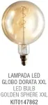 Elica Hood accessory LED BULB GOLDEN SPHERE XXL